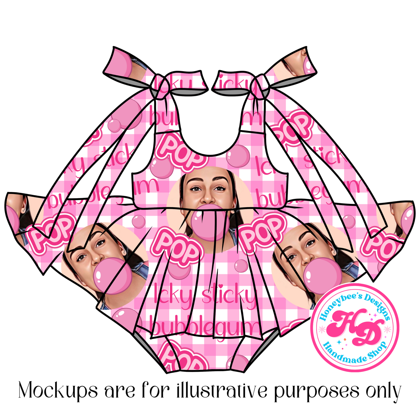 MR bubble gum Pop Plaid