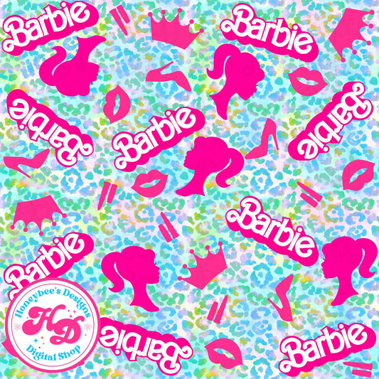 Doll Blue Leopard