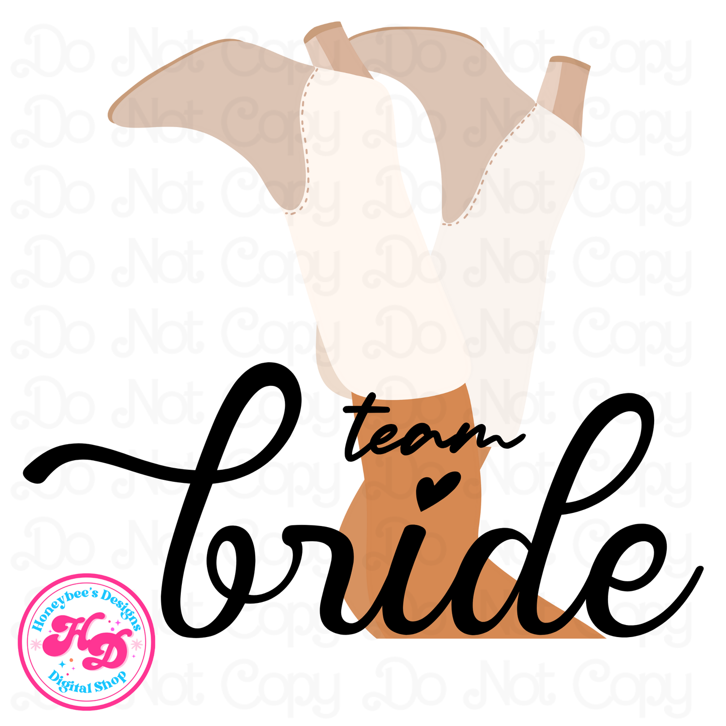 Team Bride Boots up Preppy PNG