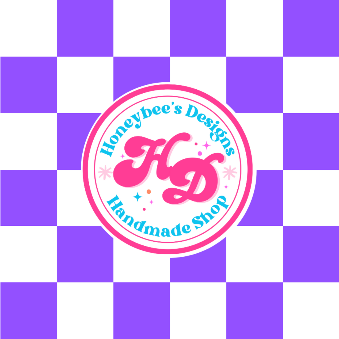 Purple/White Checkered