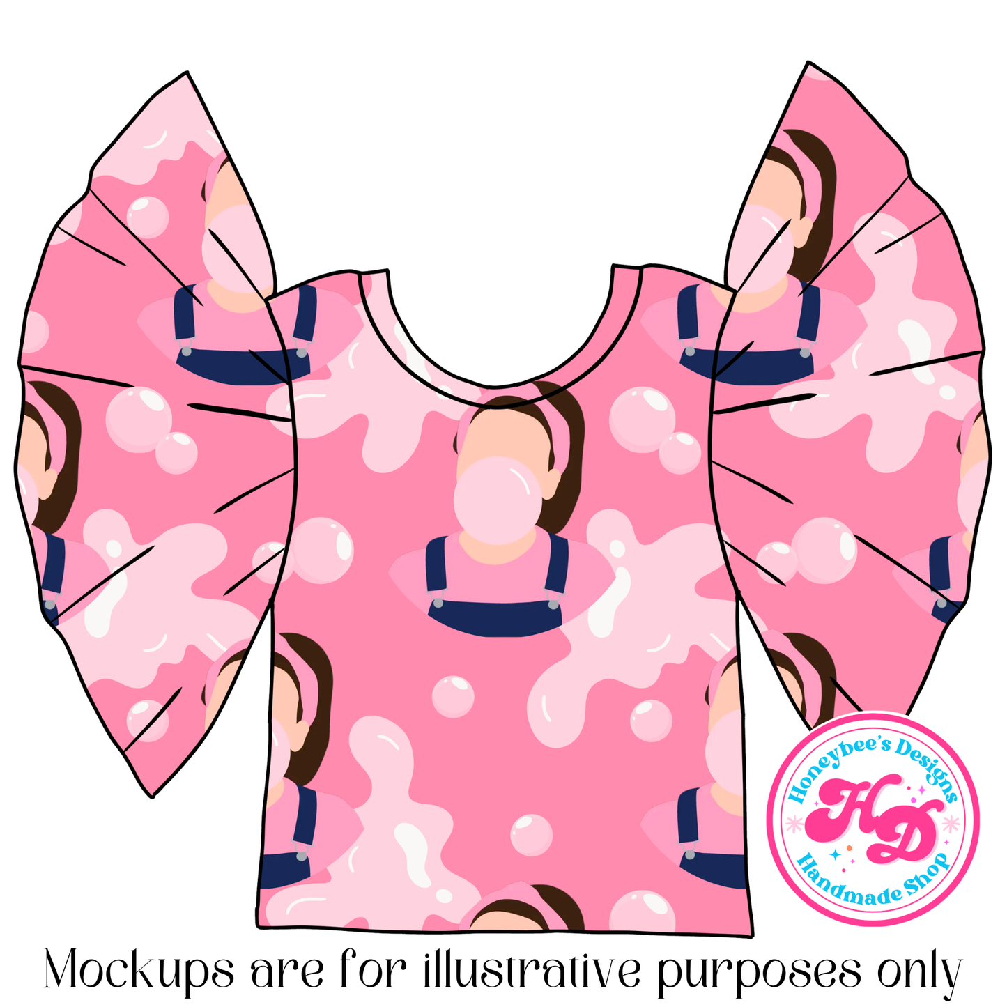 MR Bubble Gum Splat Pink