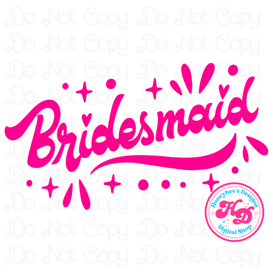 Bridesmaid Preppy PNG