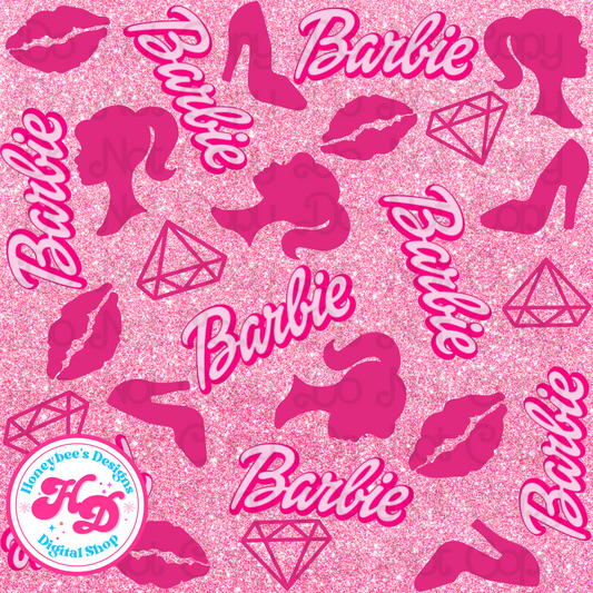 Doll glitter seamless Files