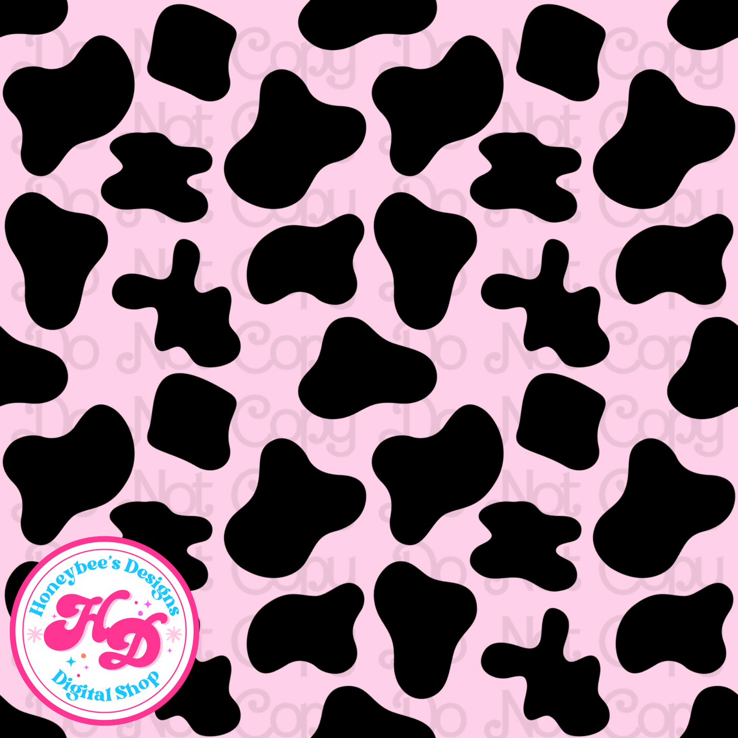 PINK COW Western Drop