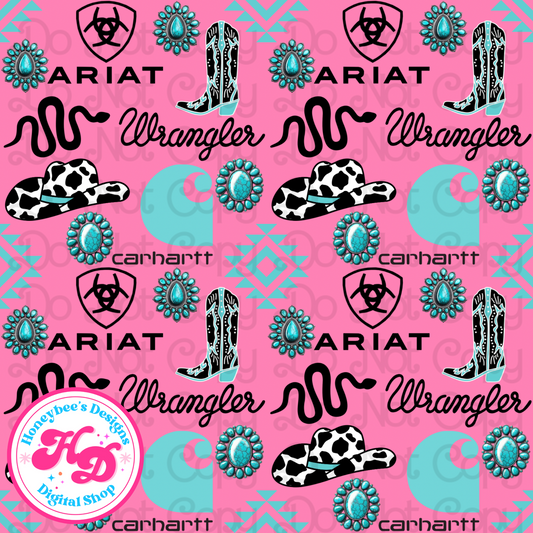 Western Brand Pink Women’s Western Drop